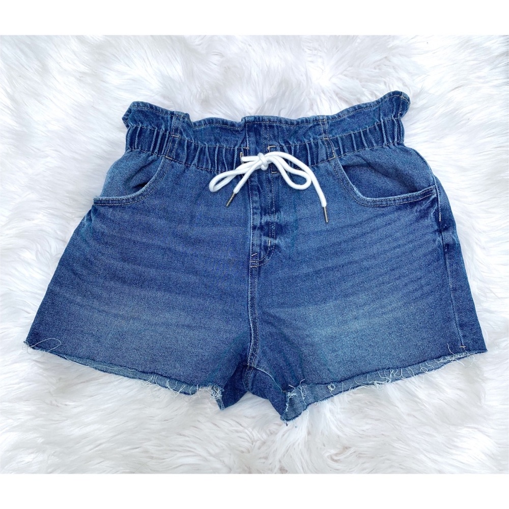 NWOT Wild Fable Drawstring Paperbag Denim Shorts